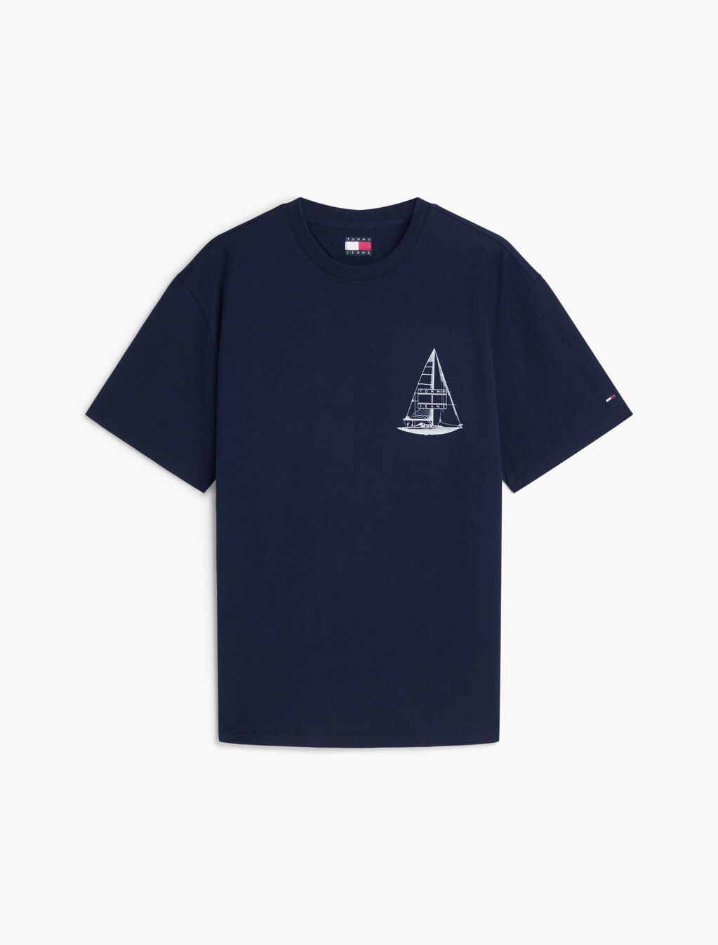 Back Graphic Relaxed Jersey T-Shirt, Dark Night Navy, hi-res
