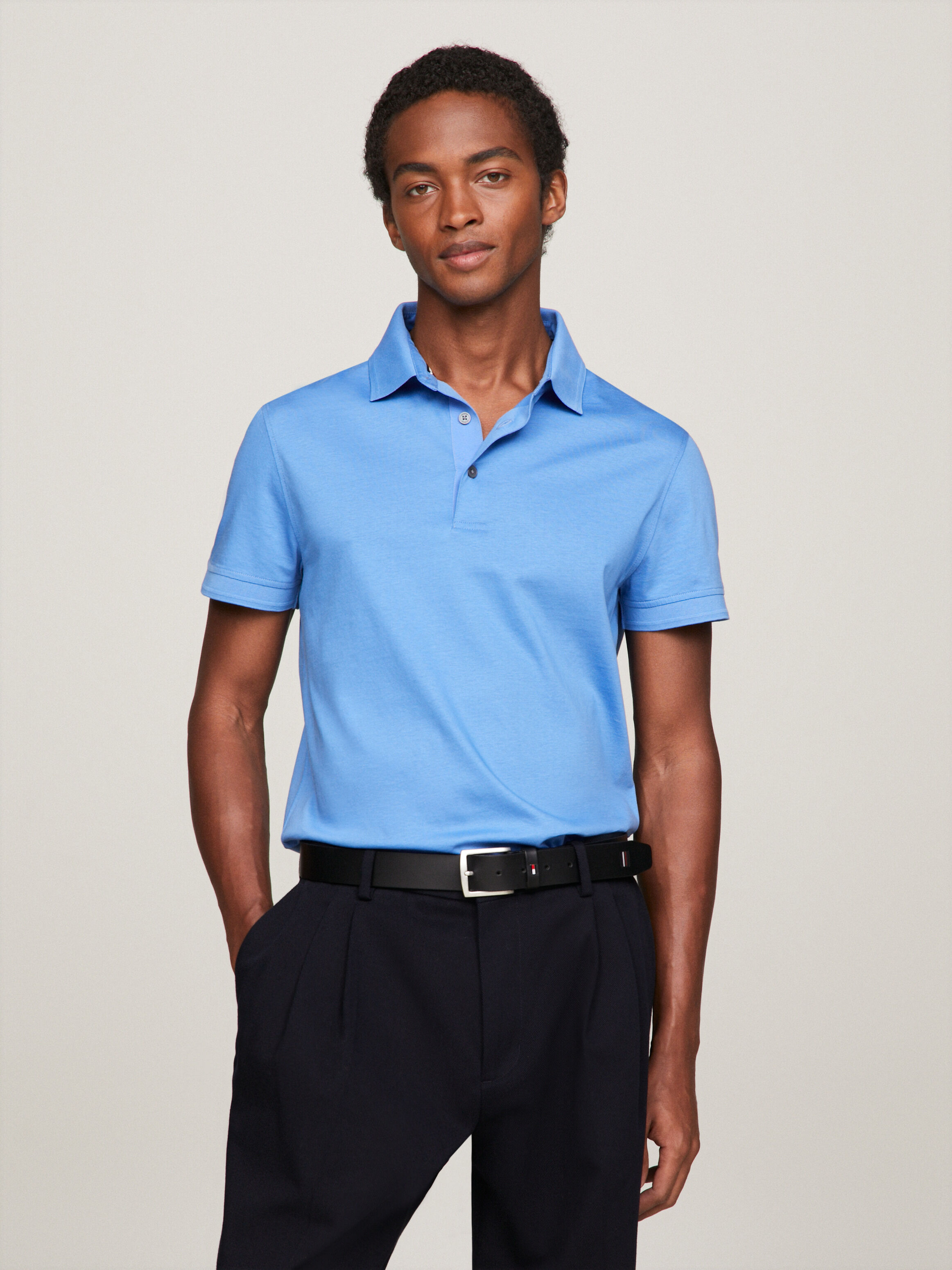 Polo short shop sleeve dress shirt