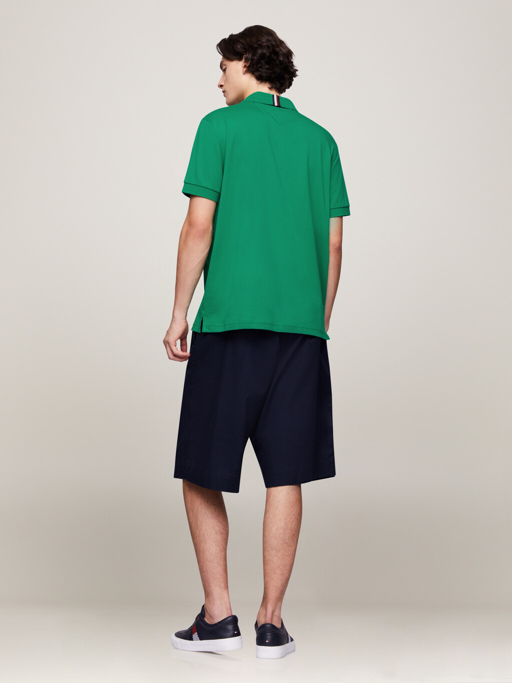 TH Monogram Regular Fit Polo, Olympic Green, hi-res