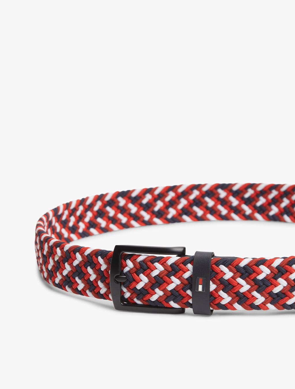 Denton Braided Elastic Belt, Space Blue, hi-res