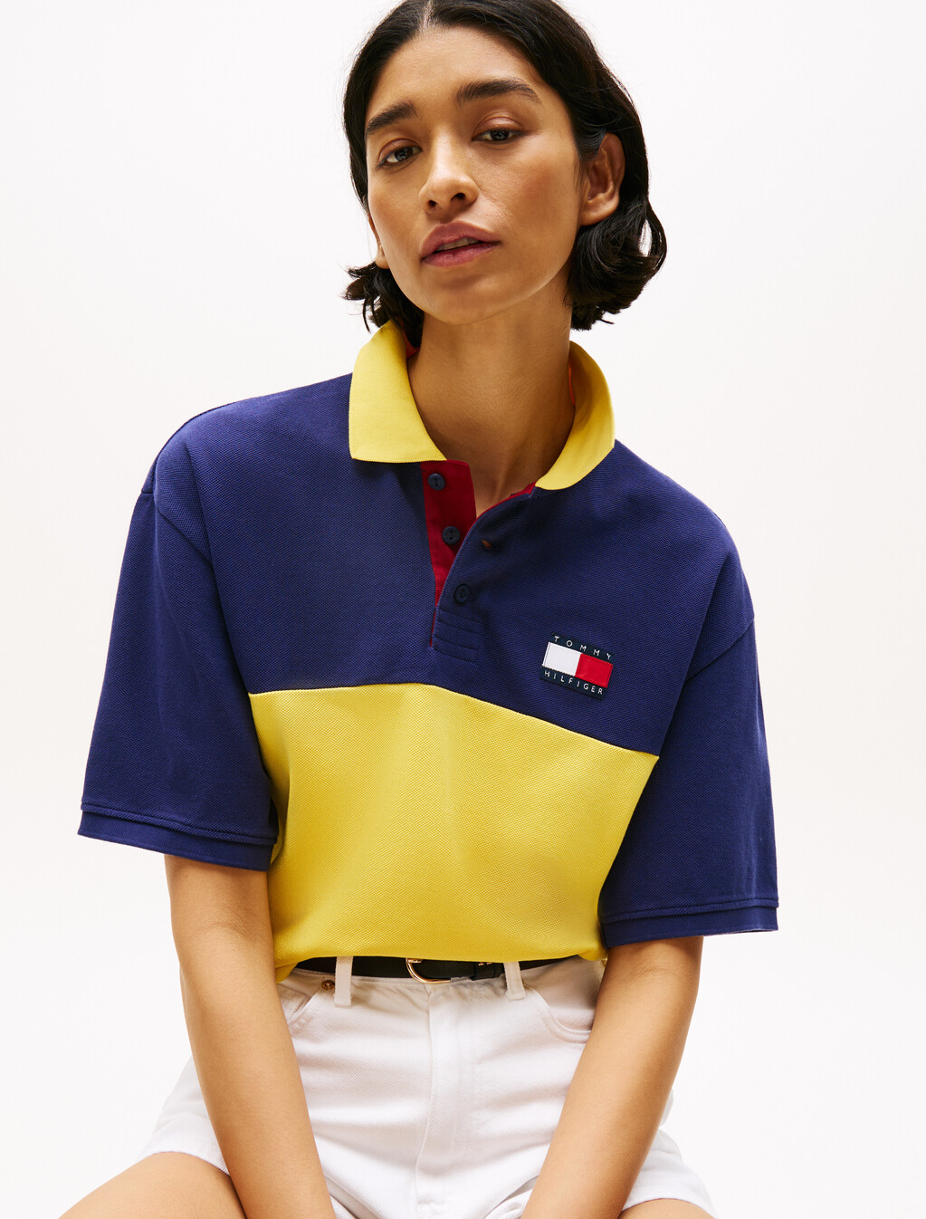 Hilfiger Sailing Back Logo Polo Shirt, Soft Sunflower, hi-res