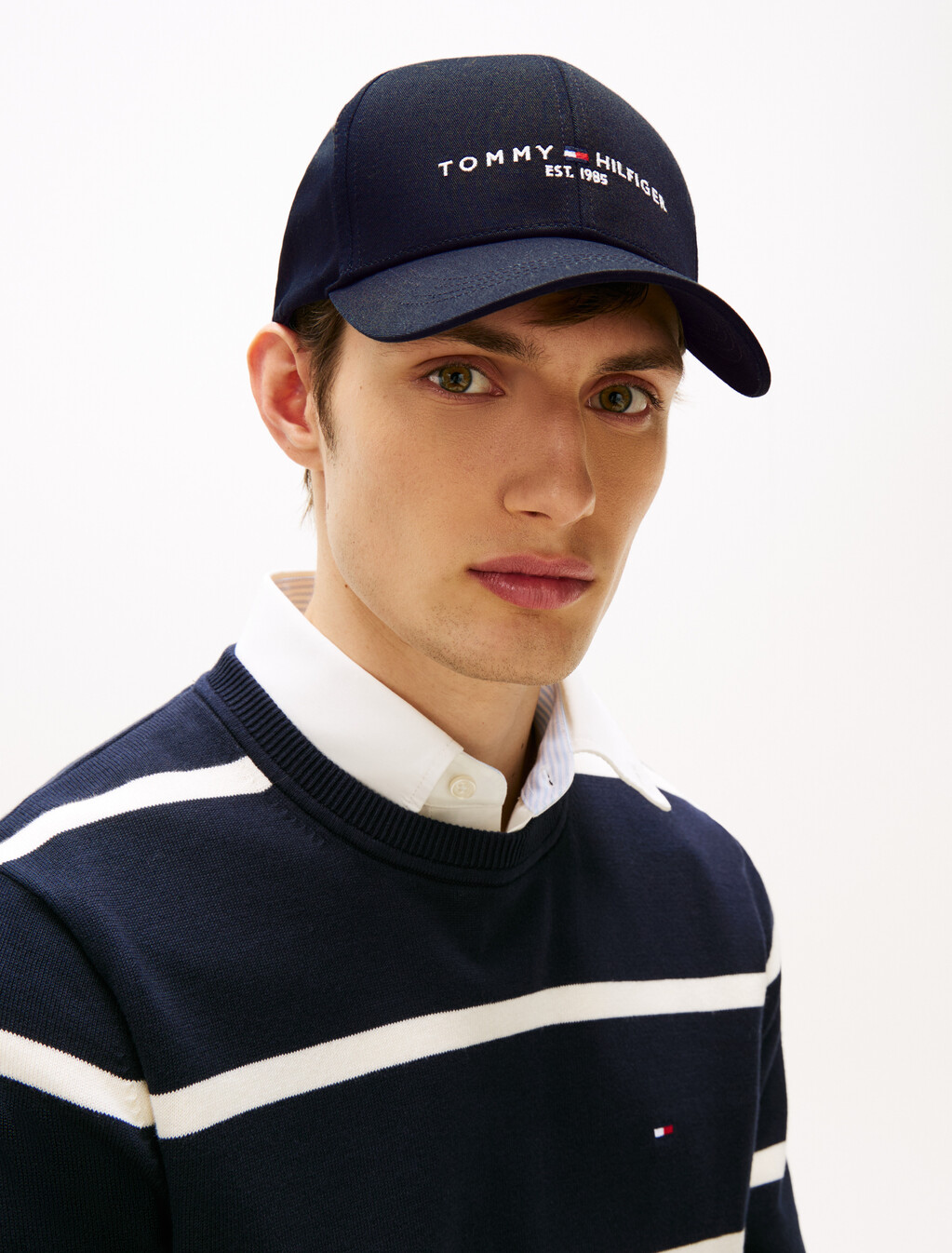 Tommy Hilfiger Established Organic Cotton Baseball Cap, Desert Sky, hi-res