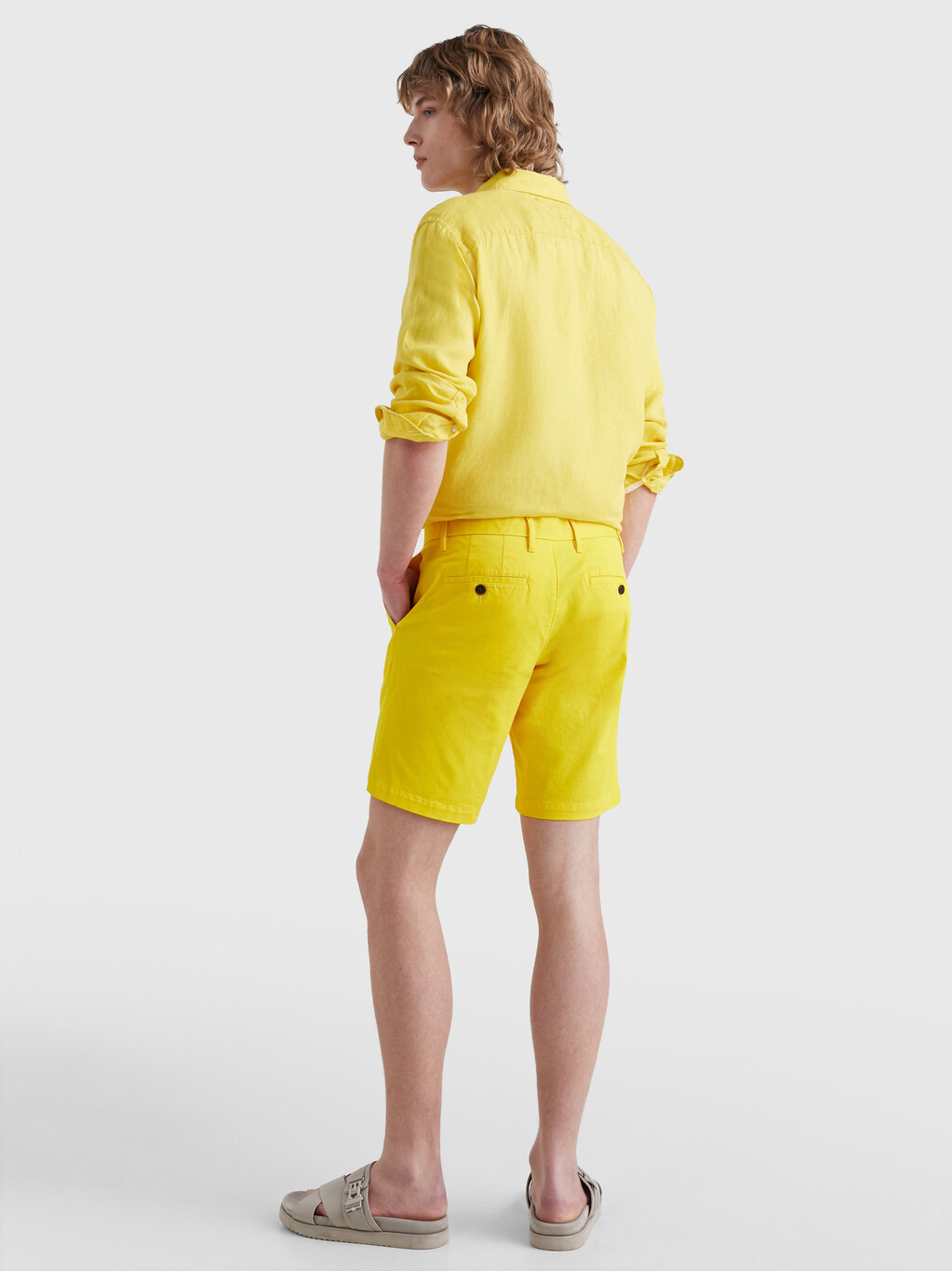 1985 Collection Brooklyn Twill Shorts, yellow