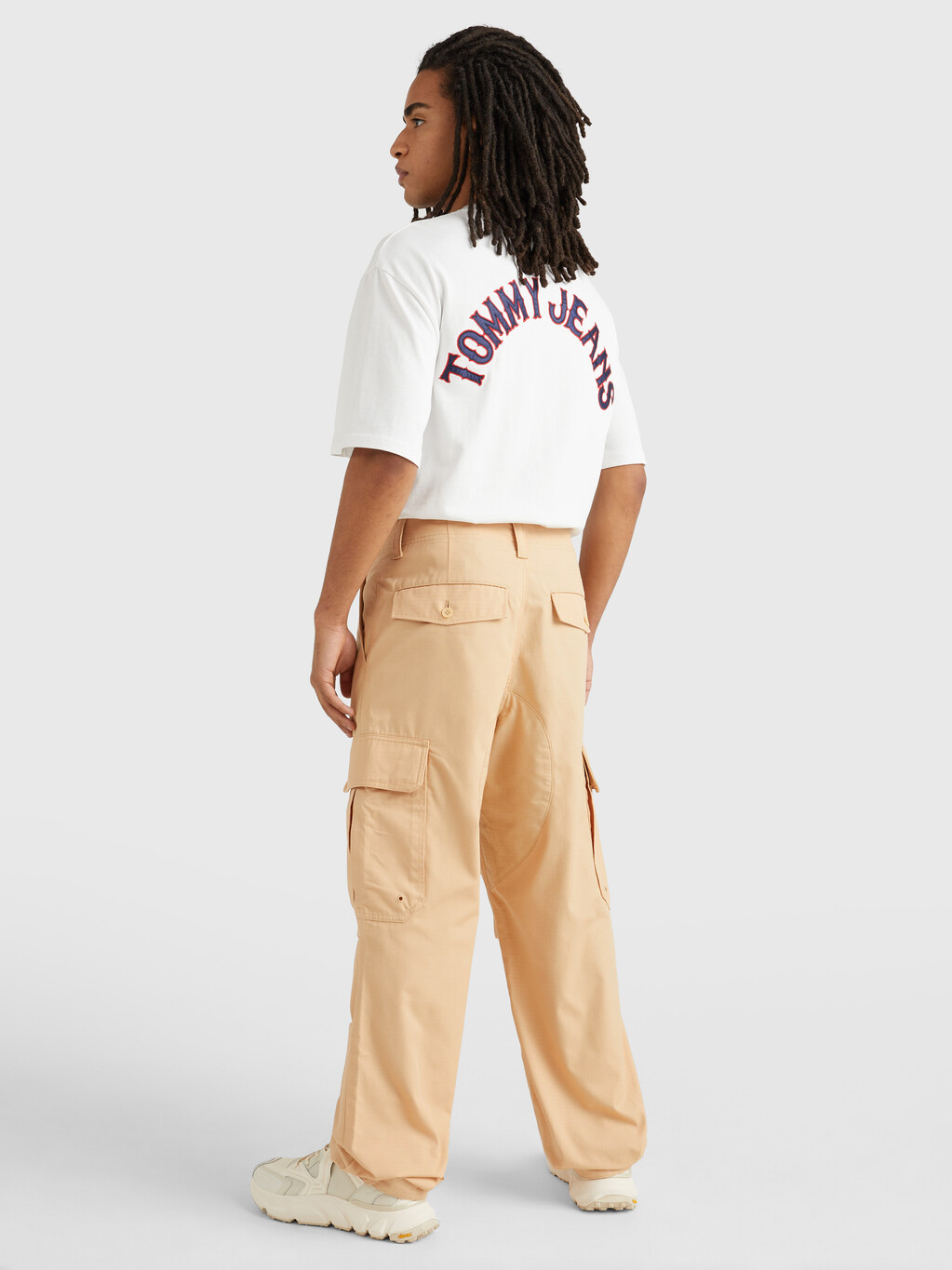 Aiden Baggy Cargo Trousers, Trench, hi-res