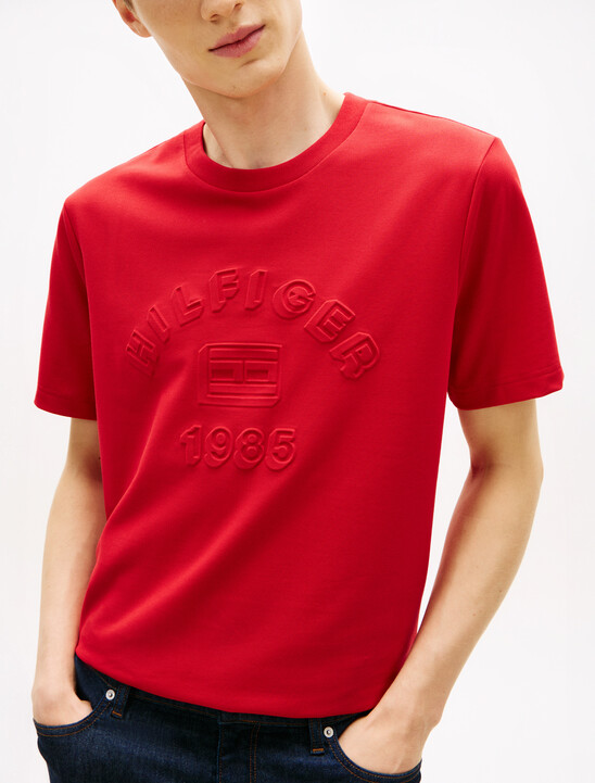 Icon Pique Double Knit Graphic T-Shirt