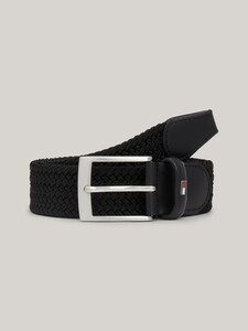 Fabric Braided Belt | black | Tommy Hilfiger Malaysia