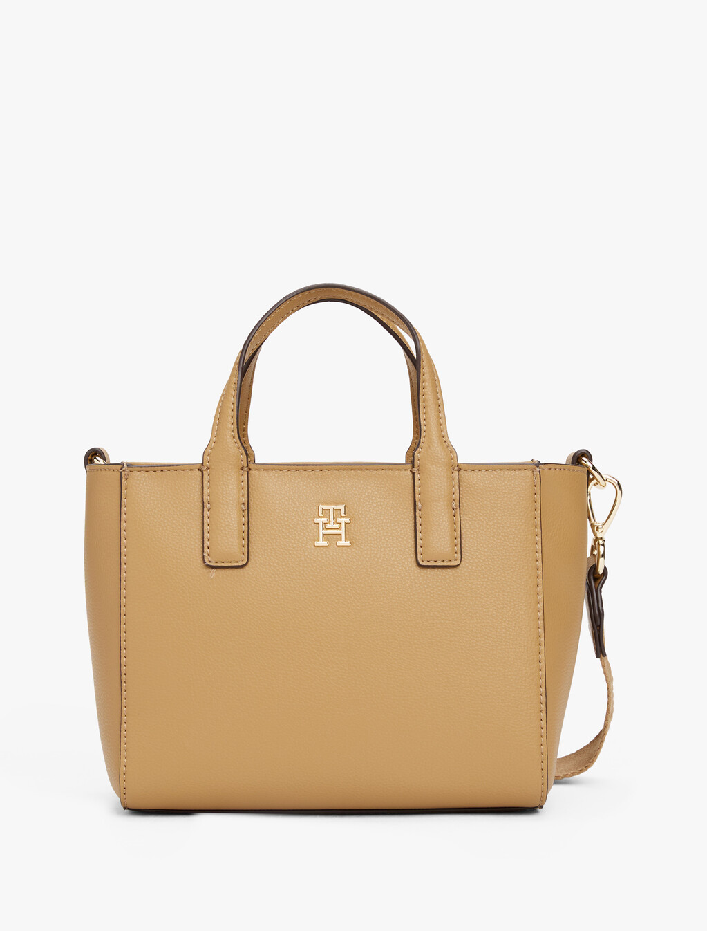 TH Soft Logo Strap Tote, Safari Canvas, hi-res