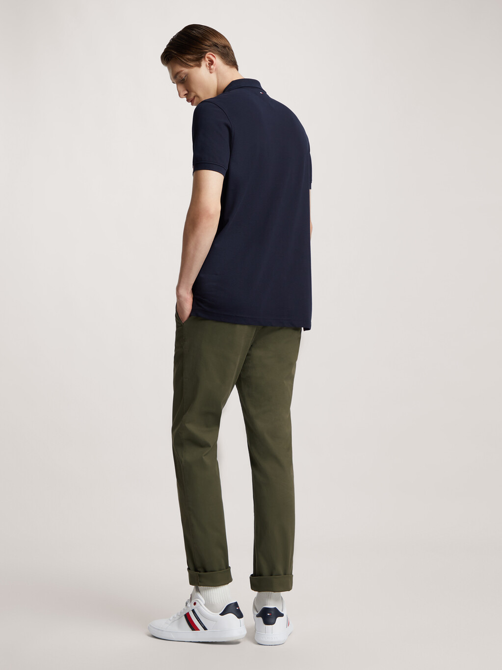 1985 Collection Denton Fitted Chinos, Army Green, hi-res
