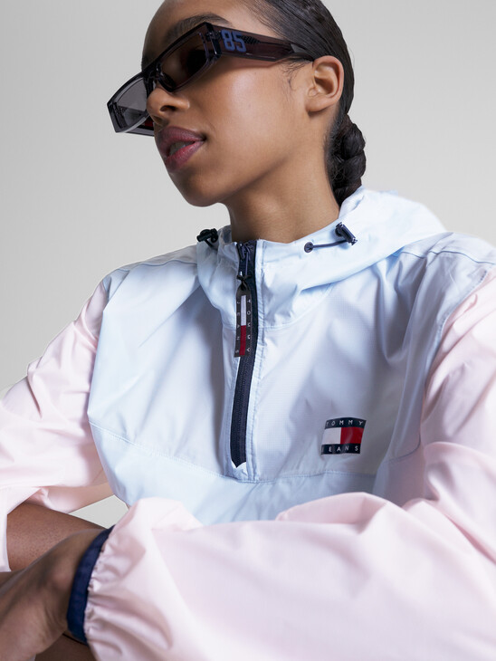 Packable Recycled Chicago Windbreaker