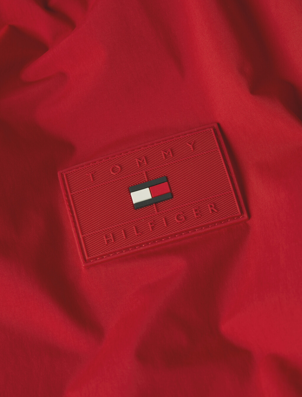 Hooded Nylon Jacket, Medium Red, hi-res