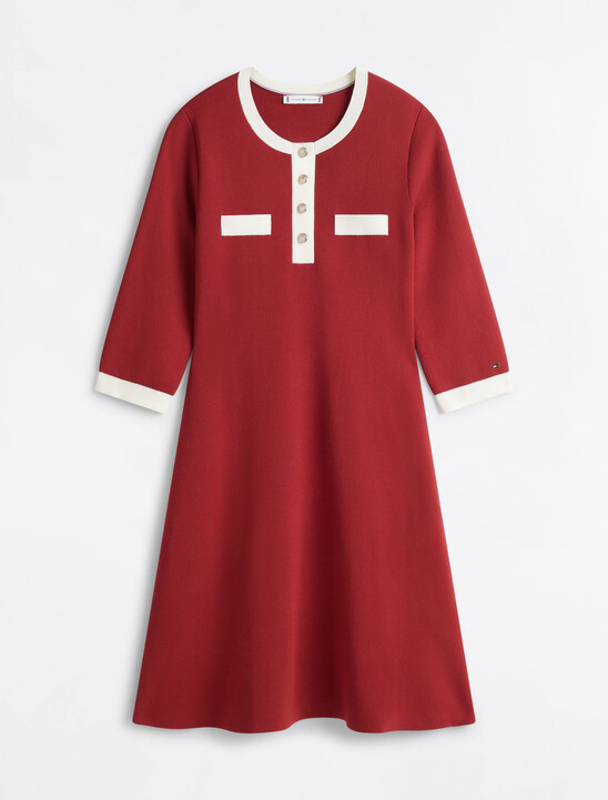 Henley Fit & Flare Dress
