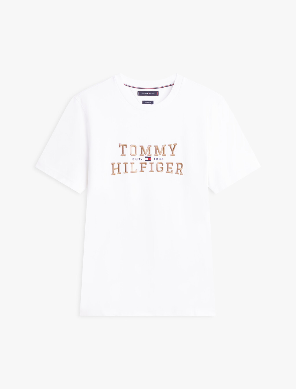 Icon Logo Embroidery Short Sleeve T-Shirt, White, hi-res