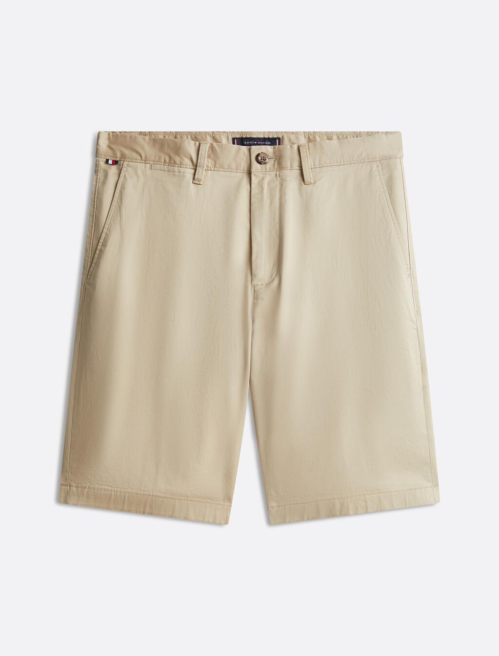 Brooklyn Cotton Satin Shorts, Sandalwood, hi-res