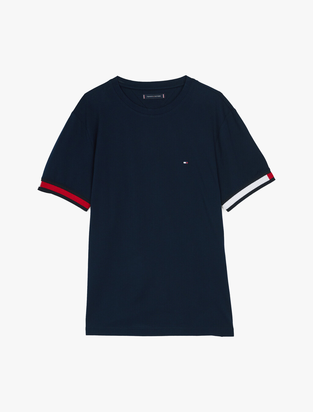 Global Stripe Cuffs T-Shirt, Desert Sky, hi-res