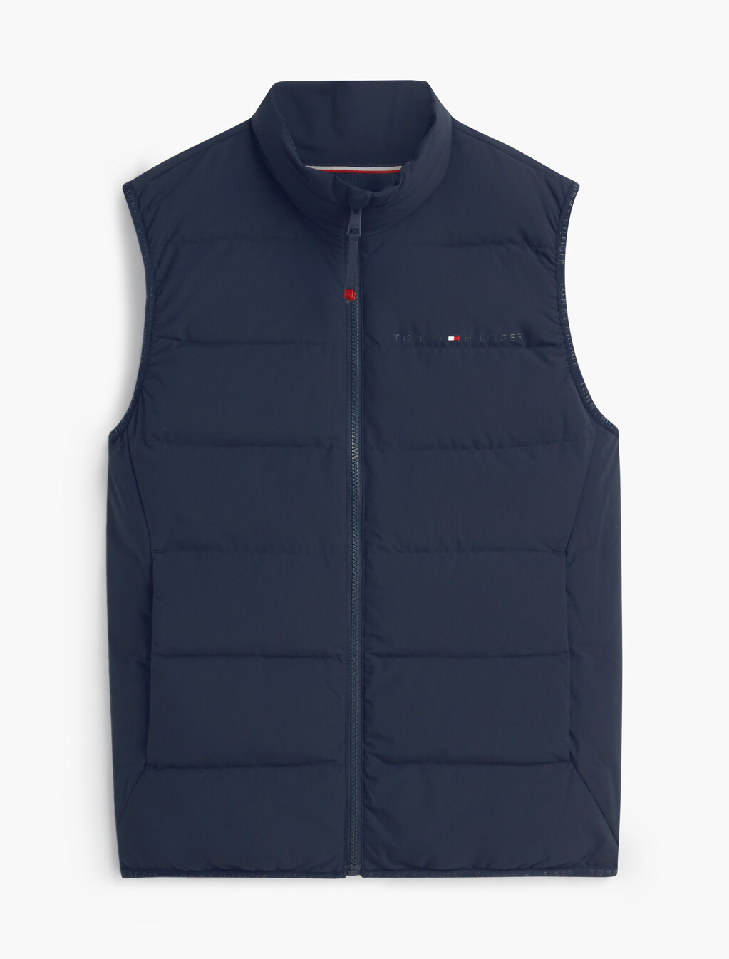 Lightweight Down Packable Gilet, Navy Blue, hi-res