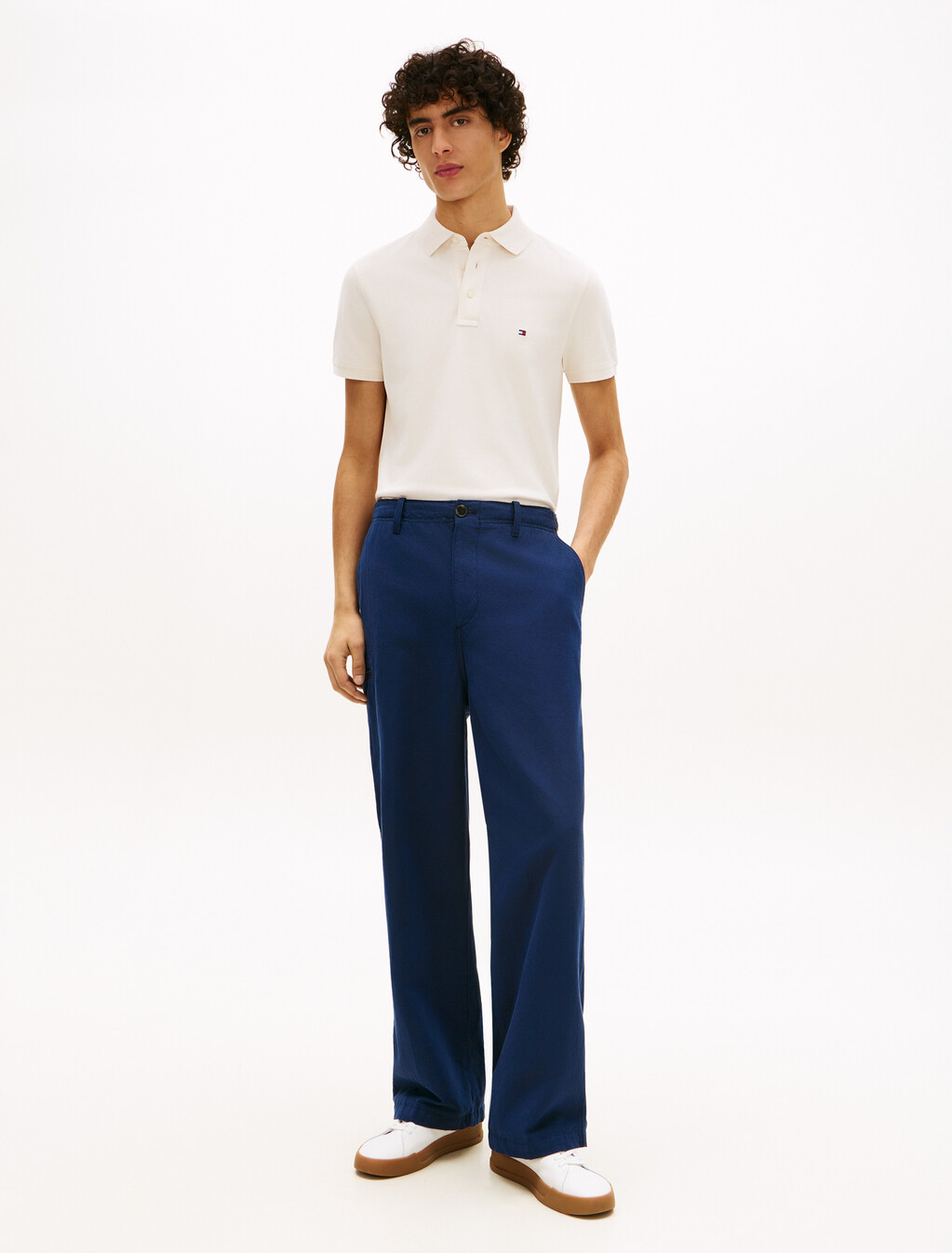 1985 Collection Slim Fit Polo, Ivory Petal, hi-res