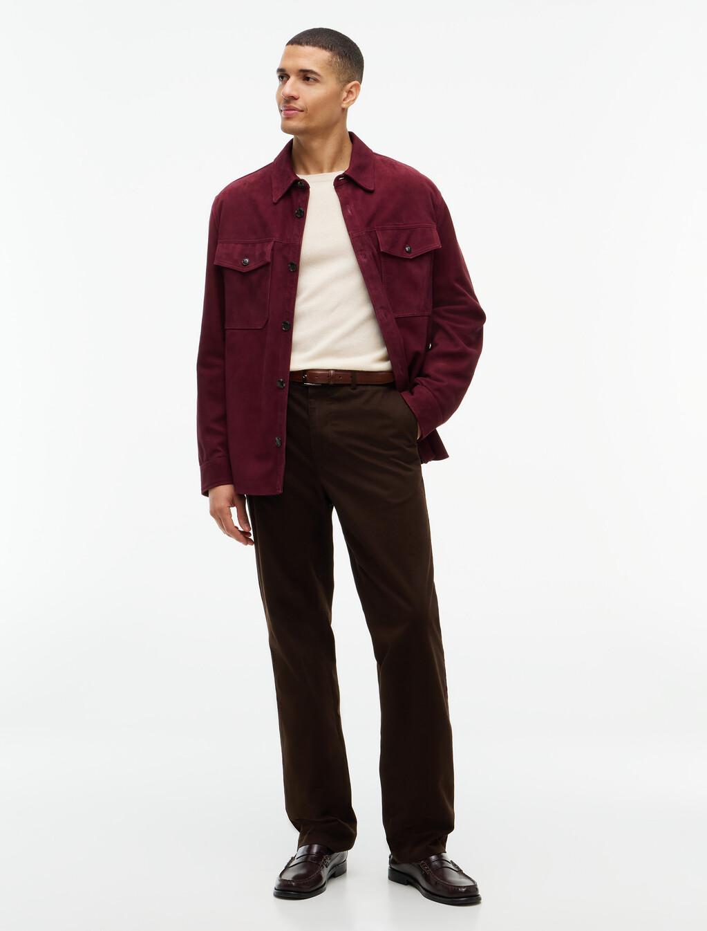 Mercer Essential Twill Pant, Dark Coffee, hi-res