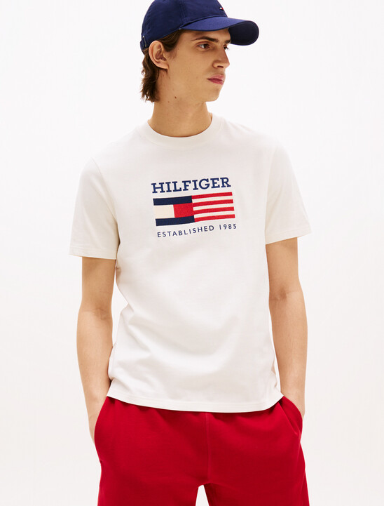 Americana Monotype Flag Box T-Shirt