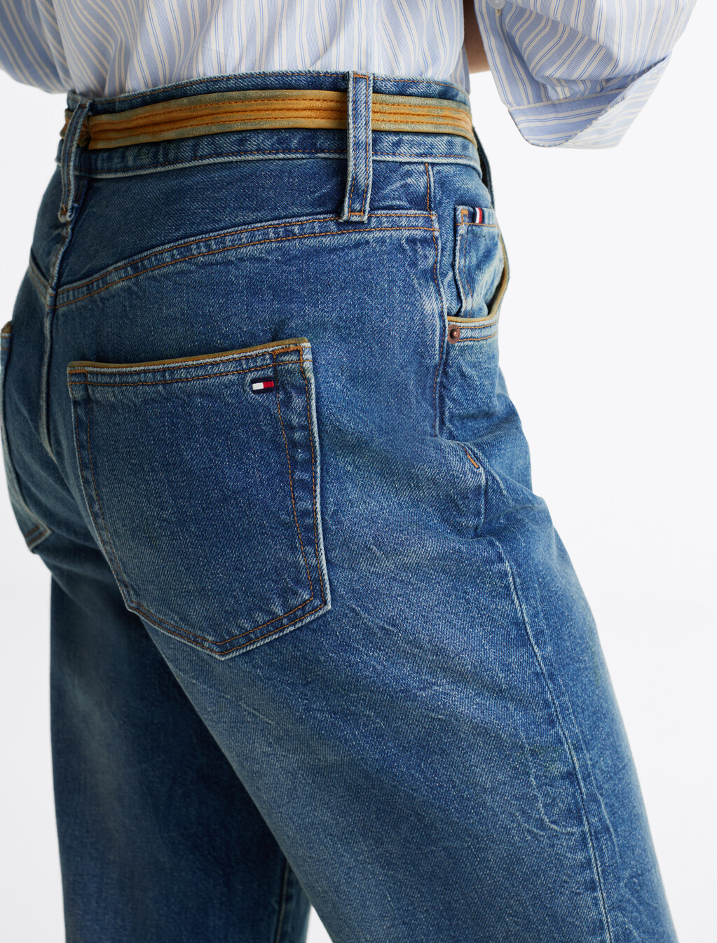 High Rise Relaxed Bootcut Jeans, Bo, hi-res