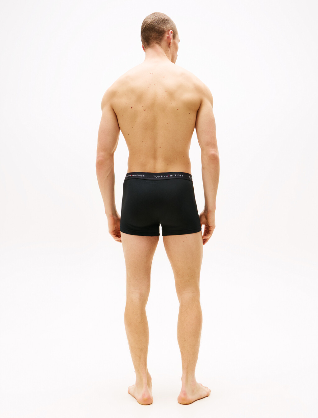 3-Pack Logo Waistband Trunks, Wdg Blu/Blk/Utlty Olv, hi-res