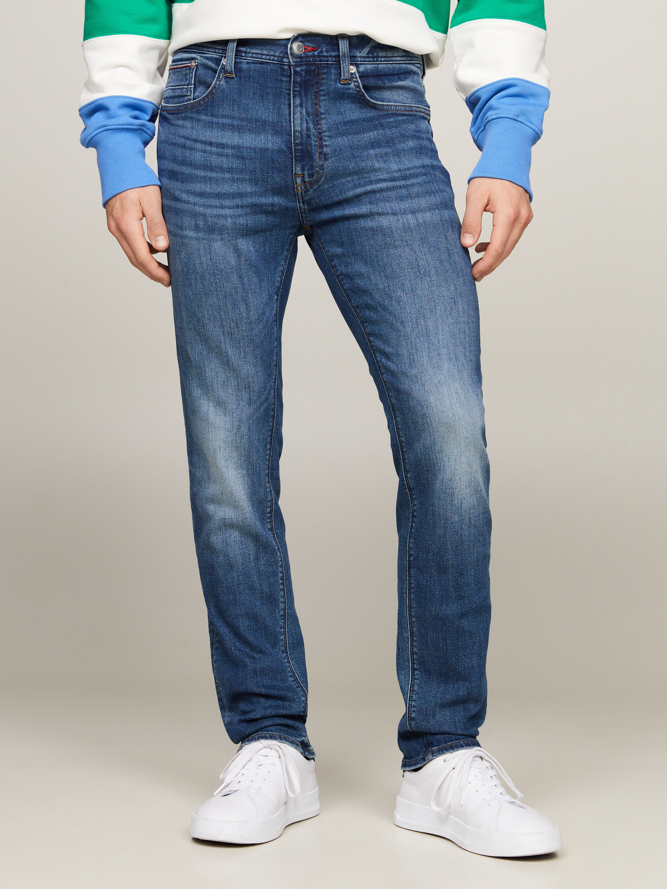 Tommy hilfiger biker jeans hot sale