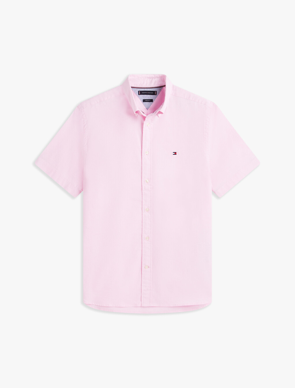Lightweight Short Sleeve Oxford Shirt, Rose Petal, hi-res