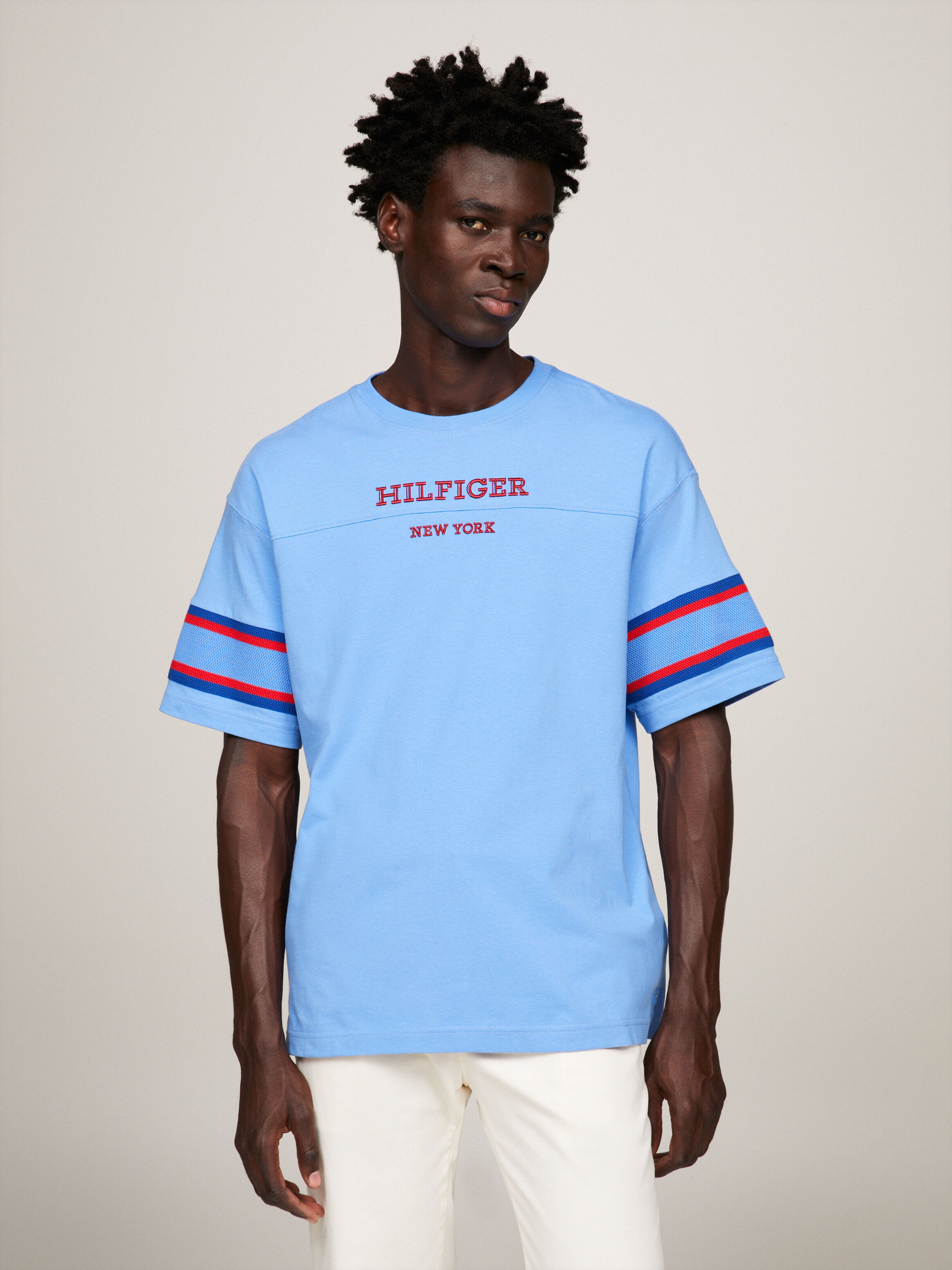 Hilfiger striped sale t shirt