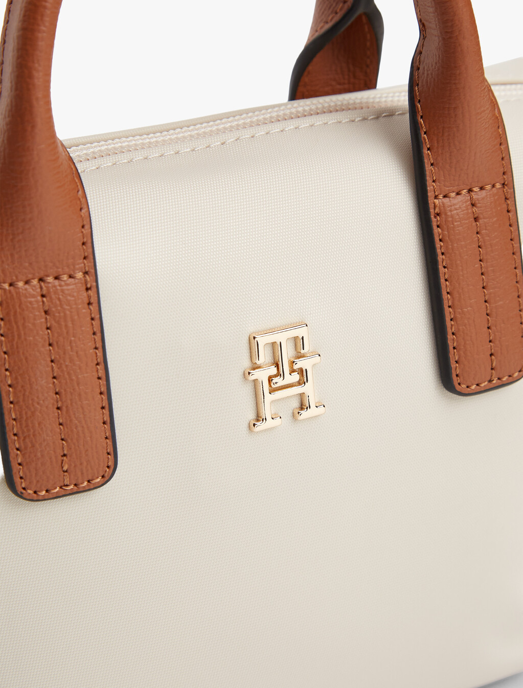 TH Monogram Crossbody Tote Bag, Soft Cream, hi-res