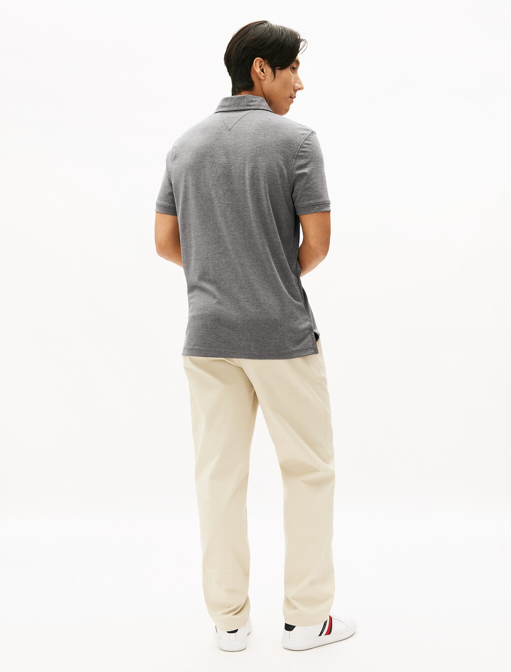 Performance Oxford Polo, Black / White, hi-res