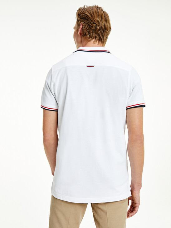 Organic Cotton Tipped Slim Fit Polo