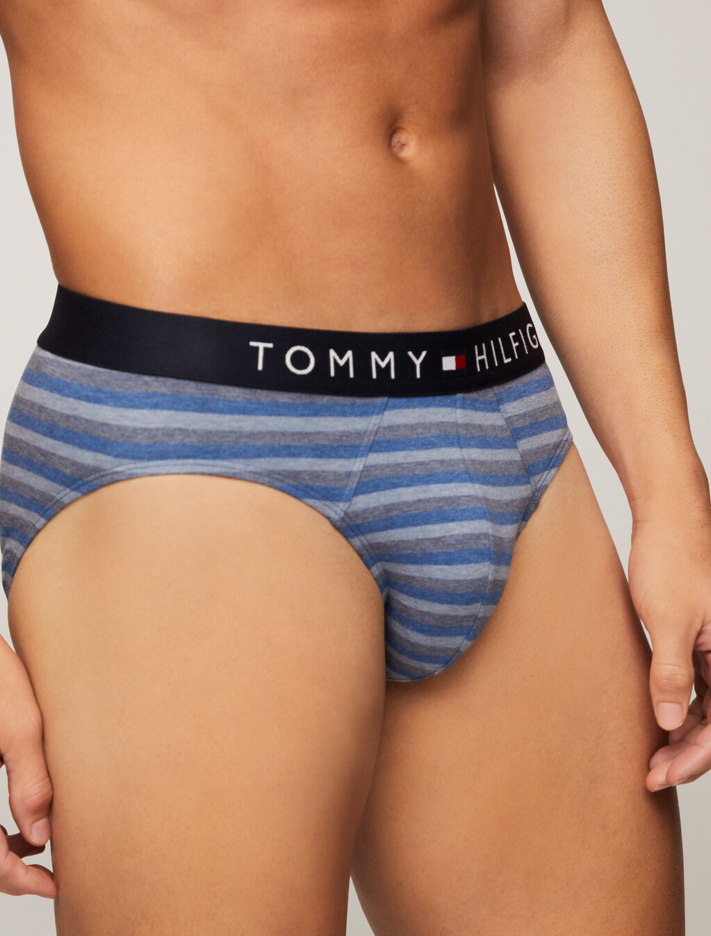 3-Pack TH Original Print Briefs, Stripe/Blue Heather, hi-res