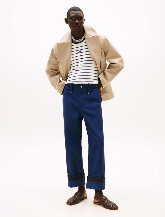 The Runway Collection Oversized Double Breasted Peacoat