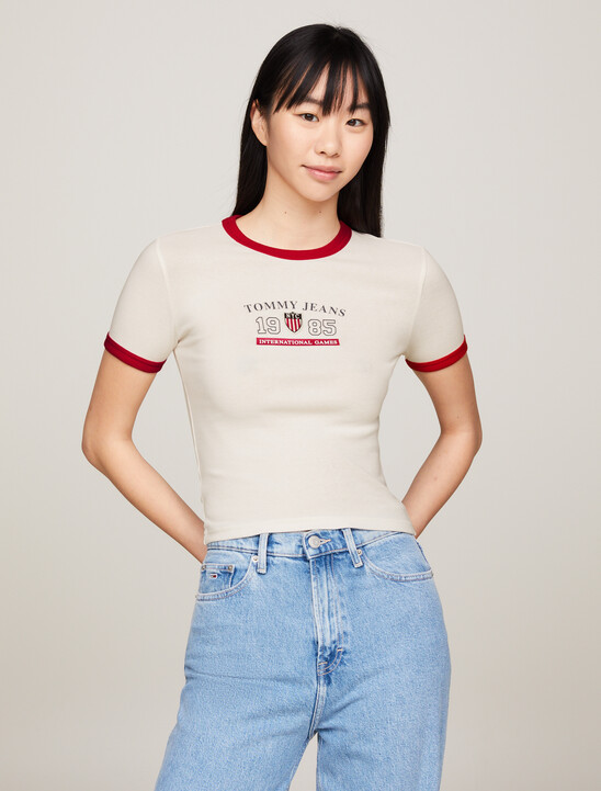 TJ x INTERNATIONAL GAMES Contrast T-Shirt