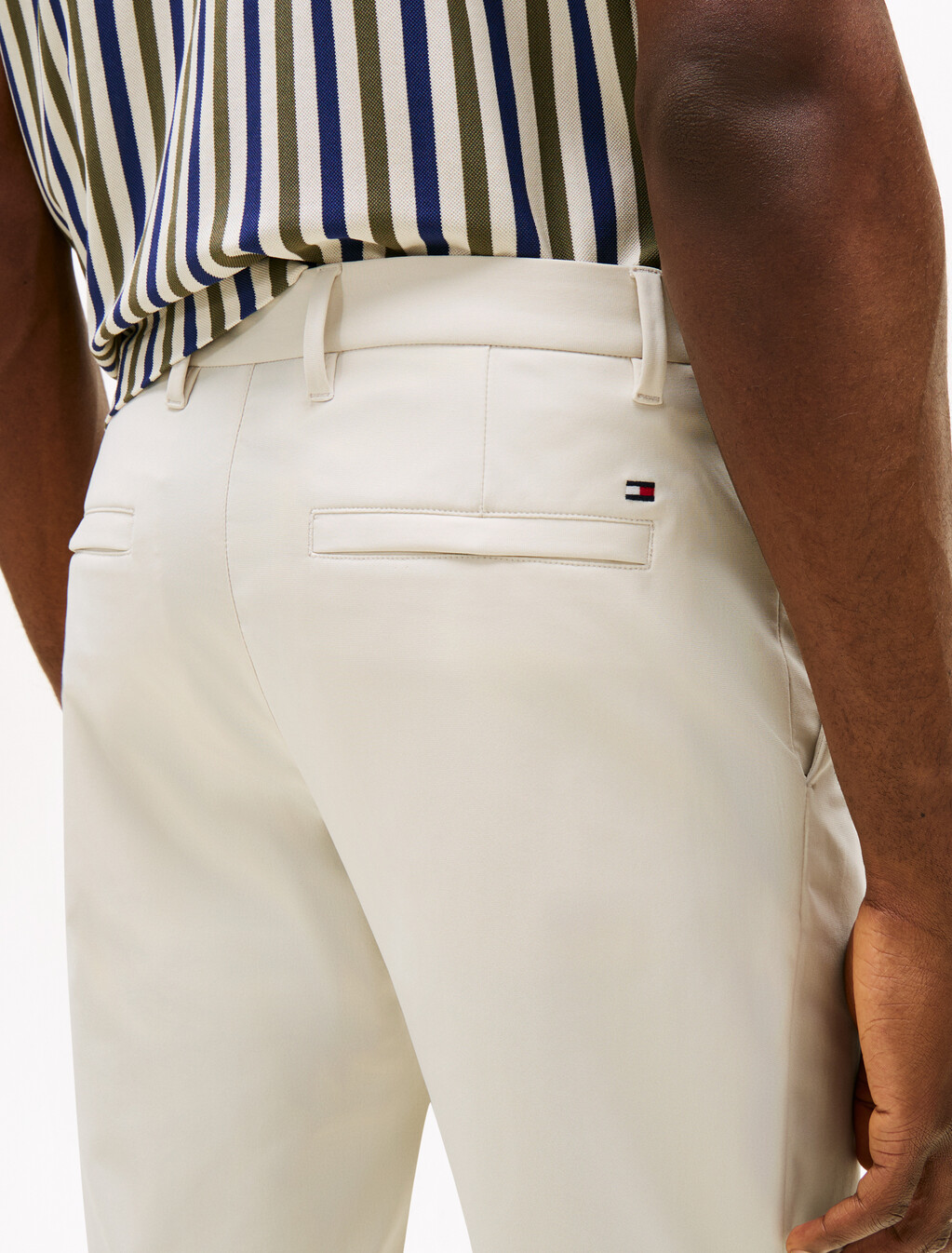 Denton Knit Technical Chino, Newsprint, hi-res