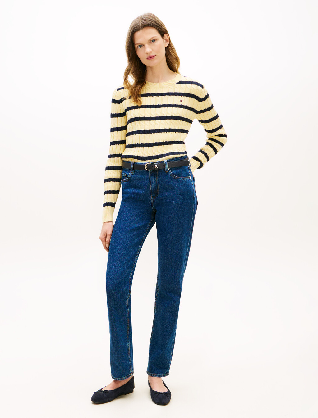 CS C CBL MD GG C-NKZsty Yllw/ Drk, Zesty Yellow/ Dark N Navy Stp, hi-res