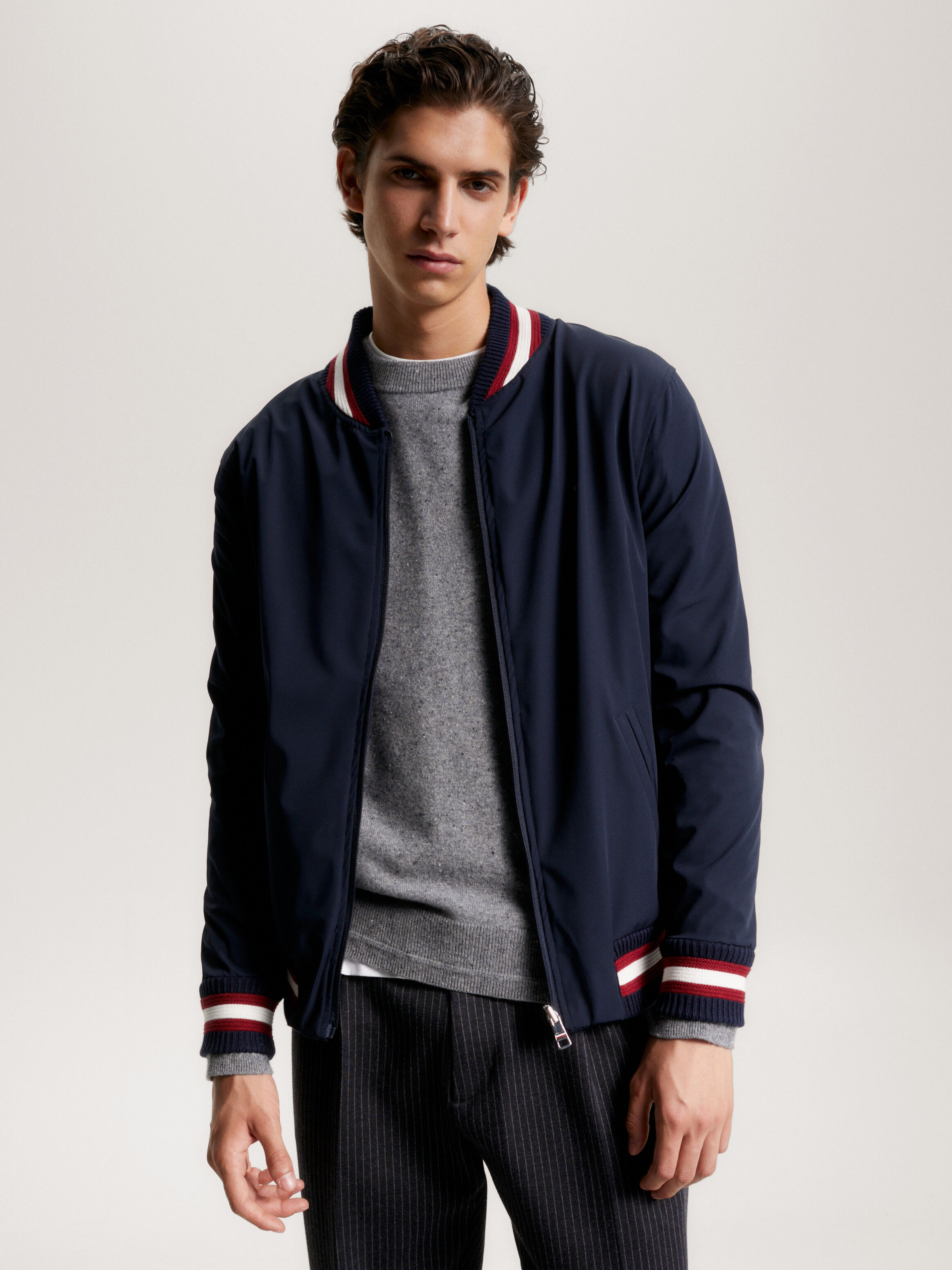 Reversible Windproof Zip Up Sweater