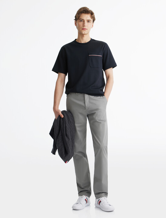 Cotton Pique Pocket T-Shirt, Desert Sky Cotton Pique Pocket T-Shirt