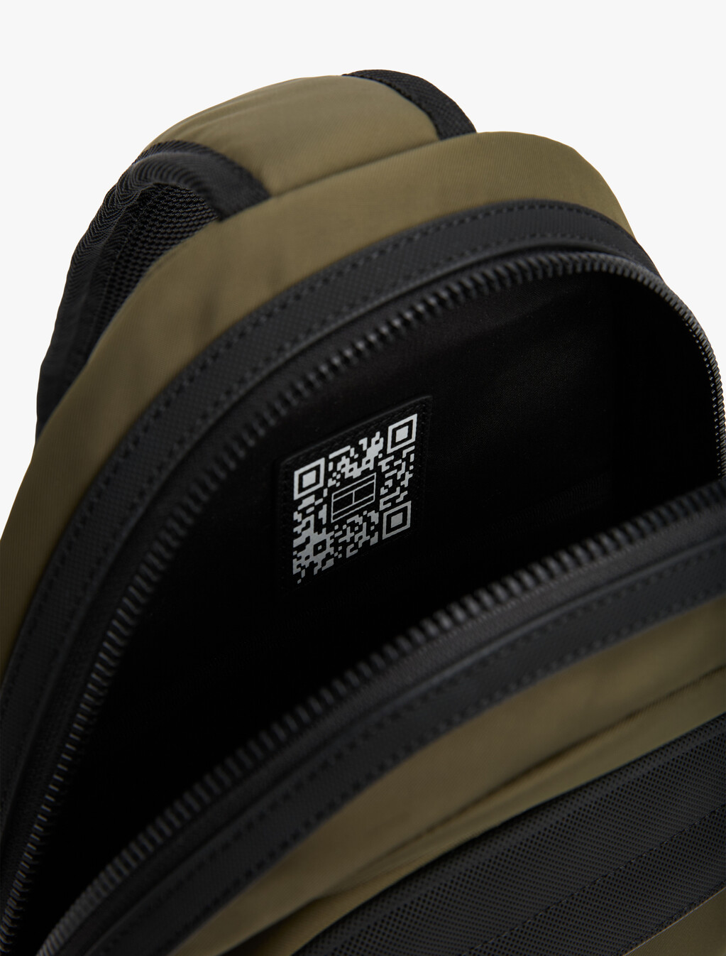 Metal Logo Sling Bag, Army Green, hi-res