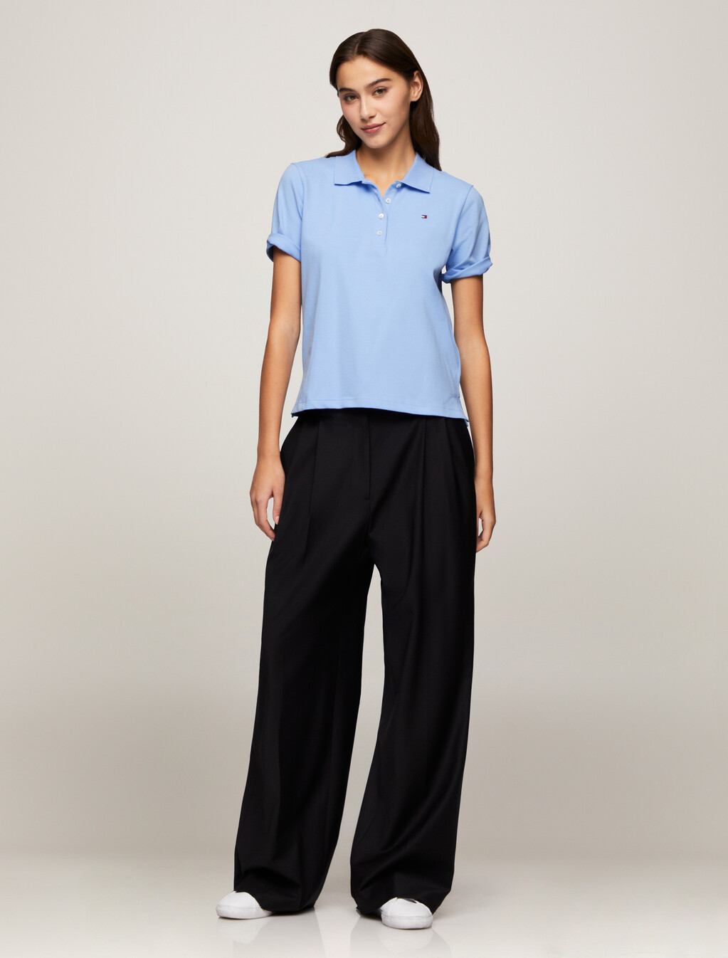 1985 Collection Flag Embroidery Regular Polo, Vessel Blue, hi-res