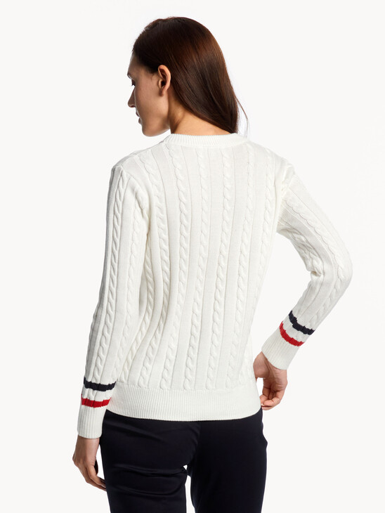 Cable Knit Organic Cotton Sweater