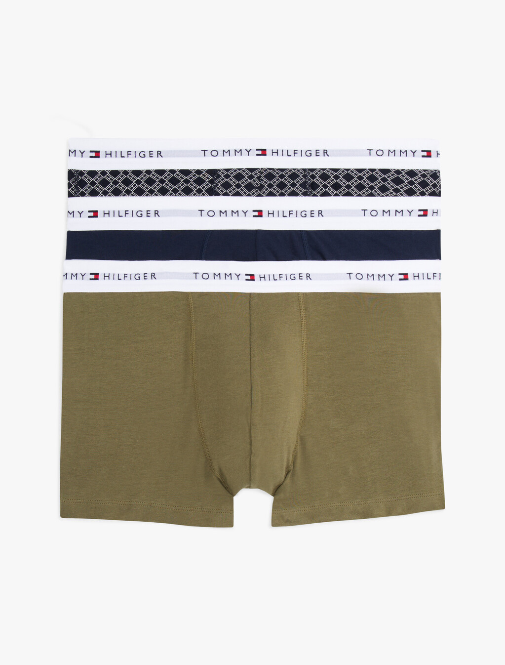 3-Pack Print Trunks, Flag Geo D Sky/Ut Olive/ Dk N Navy, hi-res