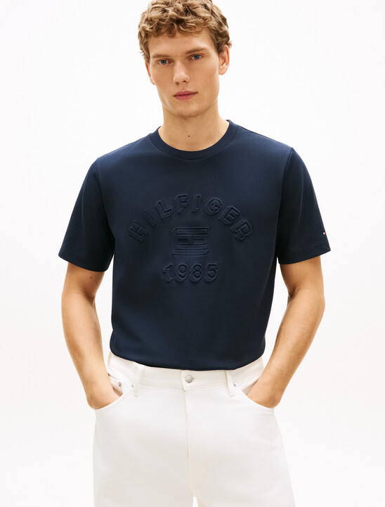Icon Pique Double Knit Graphic T-Shirt