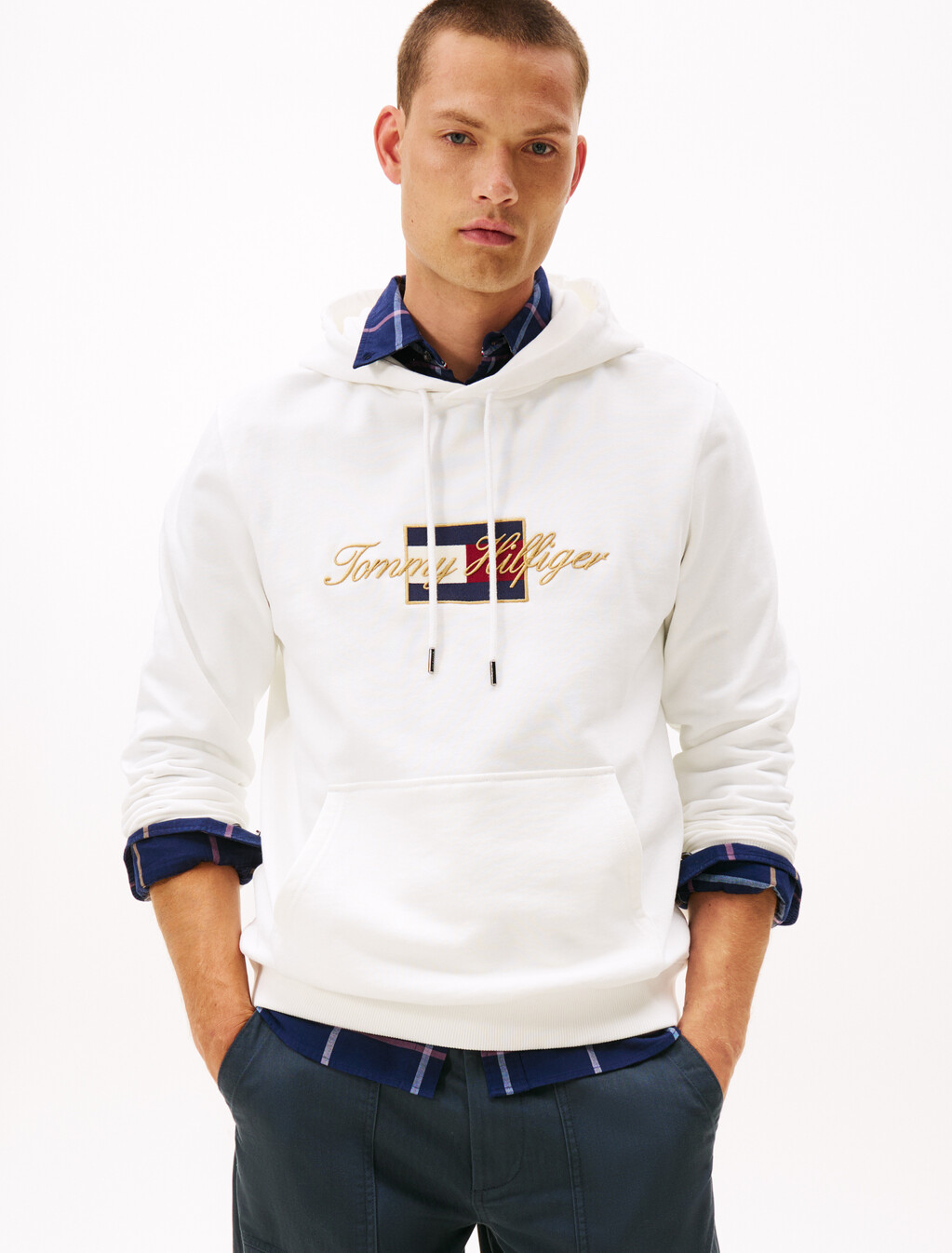 Icon Gold Hoodie, Ecru, hi-res