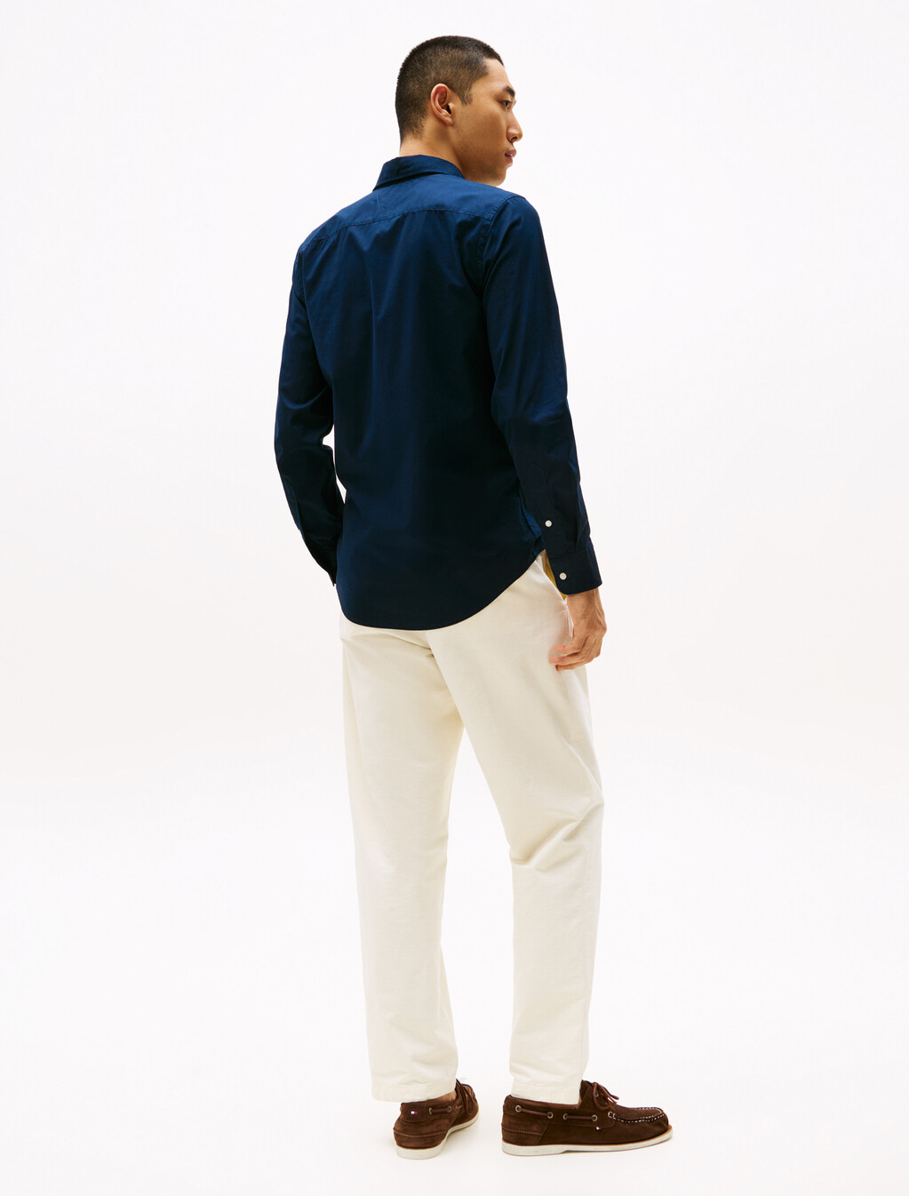 TH Flex Slim Fit Poplin Shirt, Desert Sky, hi-res