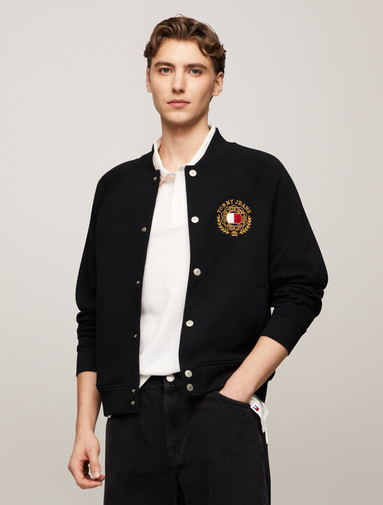 Tommy Crest Relaxed Bomber Jacket