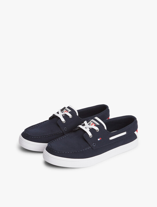 Canvas Boat Shoe Trainers