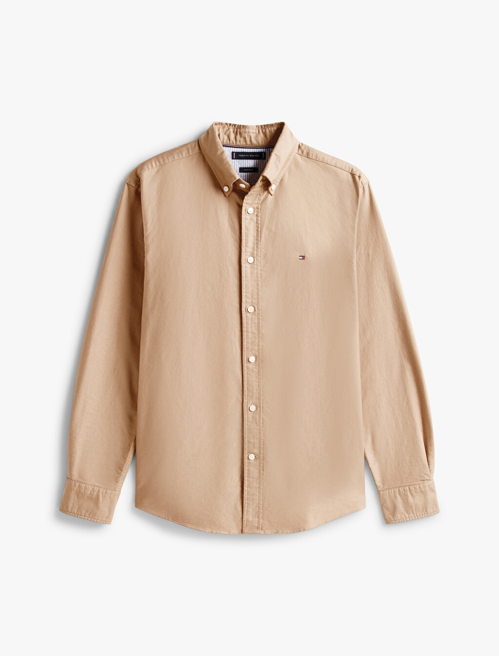 Asia Fit Heritage Oxford Shirt, Coastal Taupe / Coastal Taupe Solid, hi-res