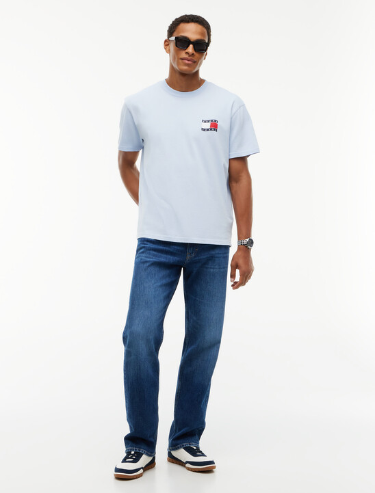 Wavy Flag Back Logo Relaxed T-Shirt