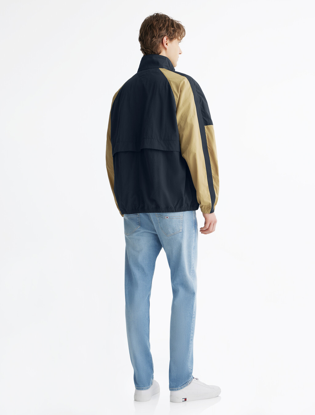 Color Block Lightweight Windbreaker, Dark Night Navy / Multi, hi-res