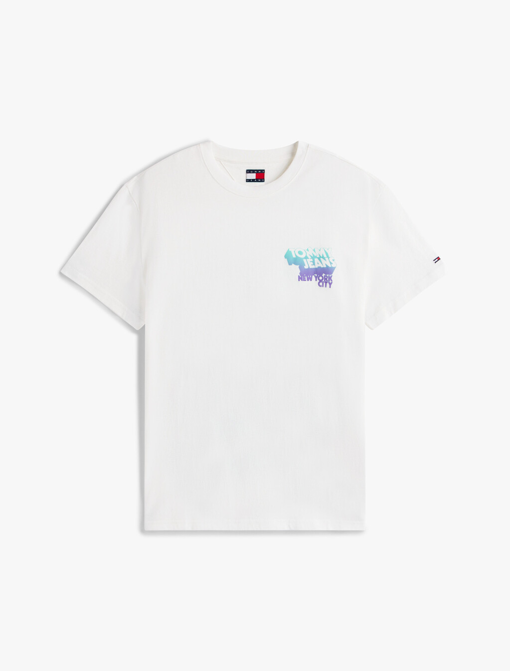 Stack Logo Regular T-Shirt, Ecru, hi-res
